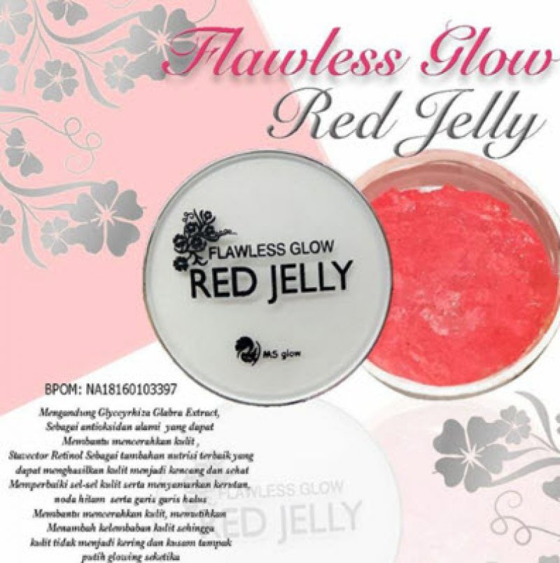 Jual Red Jelly Ms Glow, Manfaat √ 100% Original √ 0822.6262.7474 √